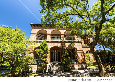 Building view of the Former British Consular Residence in Tamsui, New Taipei City, Taiwan. it is one of the famous attractions in Taiwan. Building view of the Former British Consular Residence in Tamsui, New Taipei City, Taiwan. it is one of the famous attractions in Taiwan. 100356657