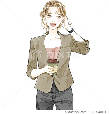 穿西裝的女人③ 100358011