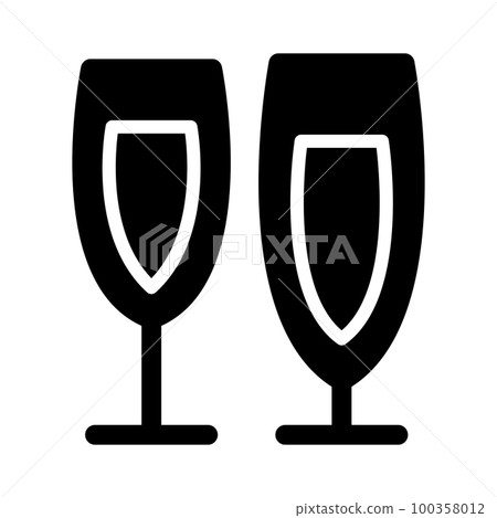 Champagne icon Champagne icon 100358012