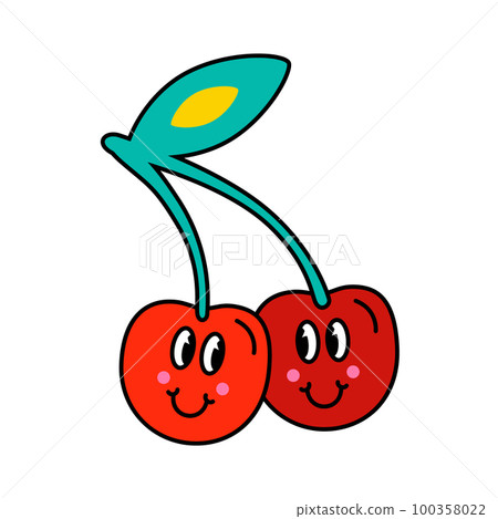 Funny cartoon character on white background. Funny cartoon character on white background. 100358022