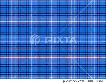 PIXTA Tartan Plaid Blue 100359361