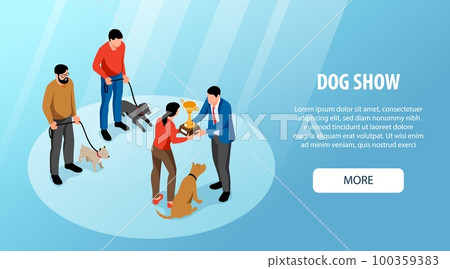 Dog Show Horizontal Banner Dog Show Horizontal Banner 100359383