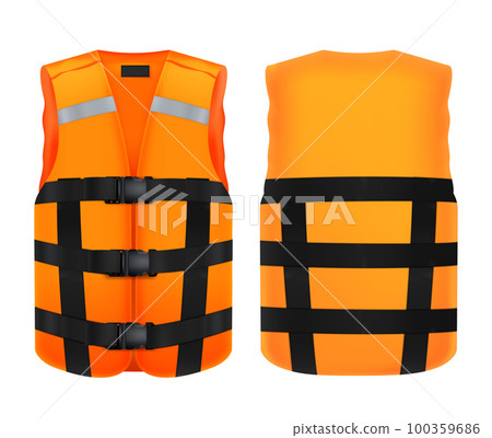 Orange Vest Realistic Set 100359686