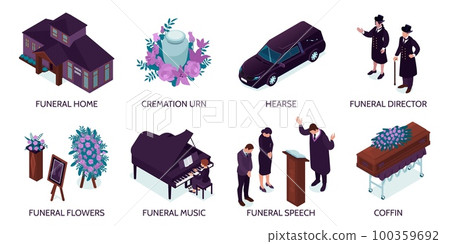 Funeral Service Compositions Set Funeral Service Compositions Set 100359692
