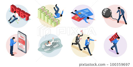 Isometric Credit Composition Set Isometric Credit Composition Set 100359697