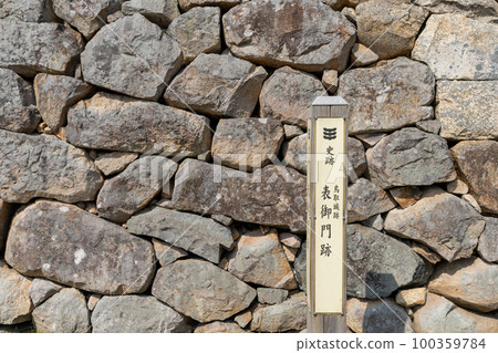 “鳥取縣”鳥取城/鳥取城的風景 100359784