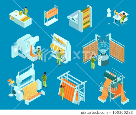 Textile Industry Color Set Textile Industry Color Set 100360288