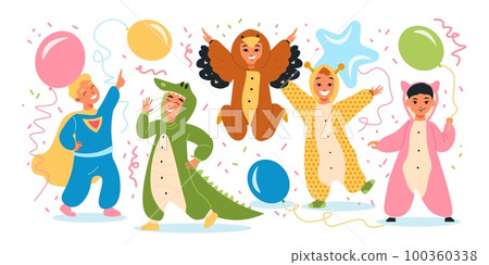 Kigurumi Pyjama Party Kids Composition 100360338