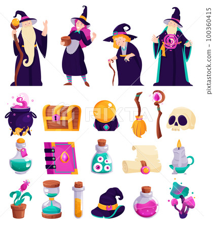 Magic Icons Set Magic Icons Set 100360415