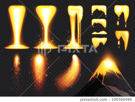 Melted Lava Set 100360499