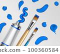 Artist Paint Brushes Composition 100360584