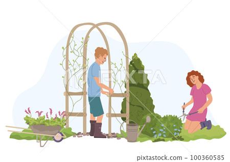 Gardening Works Flat Composition 100360585