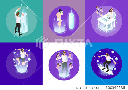 Metaverse Round Compositions Set Metaverse Round Compositions Set 100360586