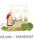 Home Gardening Grandma Composition 100360587