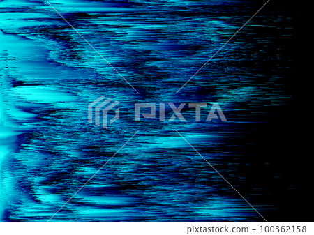 Line Technology Graphic Horizontal speed Motion Effect Black And Blue color Abstract Background. 100362158