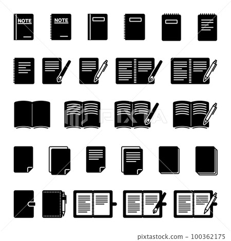 筆記本和筆圖標/商務/紙/插圖/學習/備忘錄/筆 筆記本和筆圖標/商務/紙/插圖/學習/備忘錄/筆 100362175