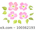Watercolor illustration of flowers 100362193