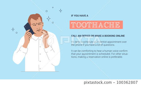 Man With Toothache Website Header Template Man With Toothache Website Header Template 100362807