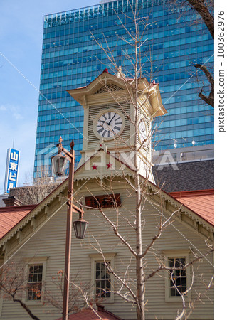 Sapporo clock tower 100362976