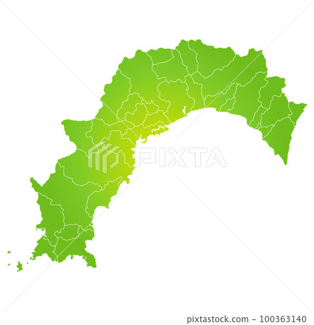 高知縣市鎮地圖 100363140