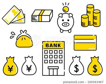 Financial image icon illustration 100363467