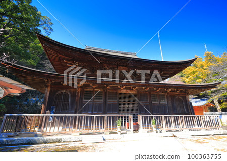 [山口縣]晴天的高山寺（佛堂） 100363755