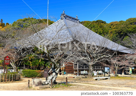 [山口縣]晴天的高山寺（法堂） 100363770
