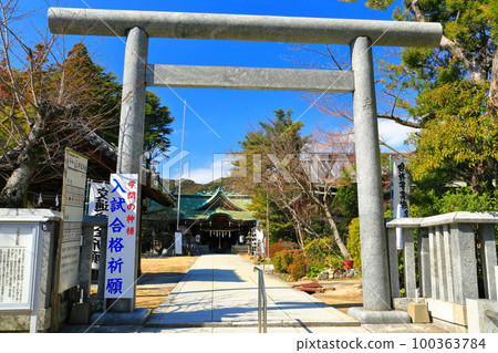 [山口縣]天氣晴朗的調布乃木神社 100363784