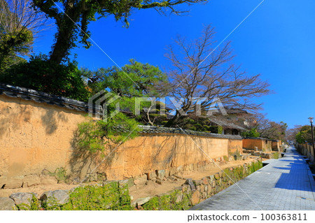[Yamaguchi Prefecture] Furuekoji Street in Chofu in fine weather 100363811