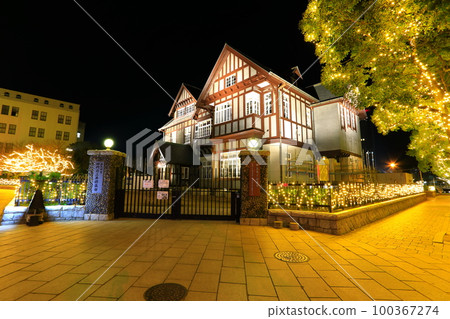 【福岡縣】老門司三井俱樂部夜景（門司子復古羅馬燈籠） 100367274