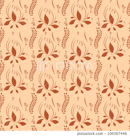 Abstract flower tile pattern 4 Abstract flower tile pattern 4 100367446
