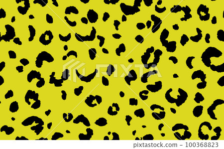 Abstract modern leopard seamless pattern. Animals trendy background. Color decorative vector stock illustration for print, card, postcard, fabric, textile. Modern ornament of stylized skin 100368823