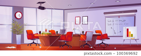 Conference room, office boardroom interior Conference room, office boardroom interior 100369692