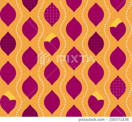 可愛的紅薯圖案無縫圖案 100371836