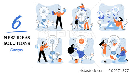 Idea and creative. Business solutions for opportunities, search for new solutions 100371877