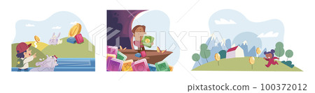 Play to earn games created on basis of blockchain project with elements of NFT, gamification content 100372012