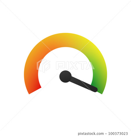 Round scale indicator. Measuring gauge with dial 100373023