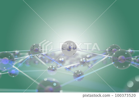 Crystal with many nuclei connected by CG line 100373520