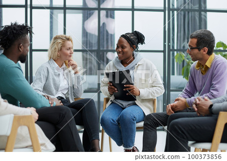 people sitting in business seminar room in hotel business 100373856