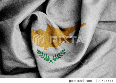 Flag texture on the silk background Flag texture on the silk background 100375353