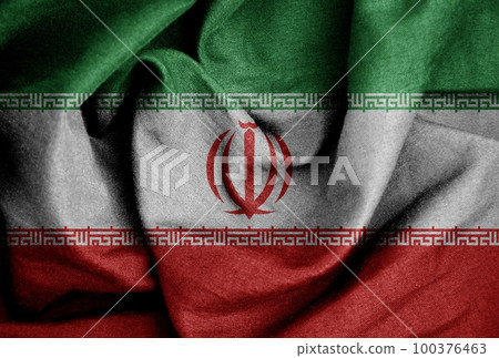 Flag texture on the silk background Flag texture on the silk background 100376463