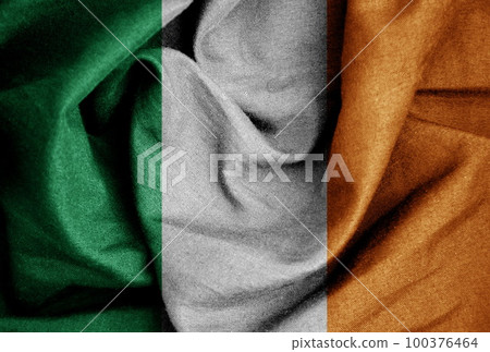 Flag texture on the silk background Flag texture on the silk background 100376464