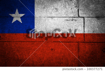 StopCov sign painted on flag StopCov sign painted on flag 100377271