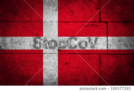 StopCov sign painted on flag StopCov sign painted on flag 100377283