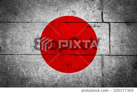 StopCov sign painted on flag 100377305