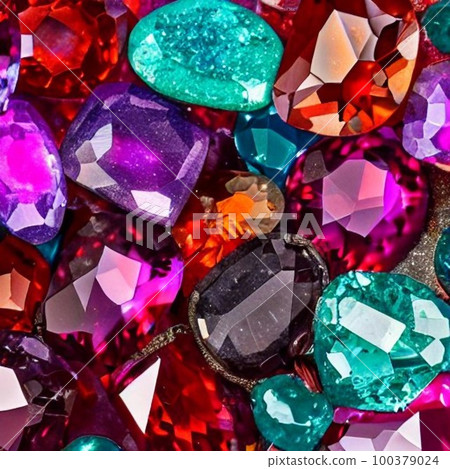 AI generated, full of gems 100379024