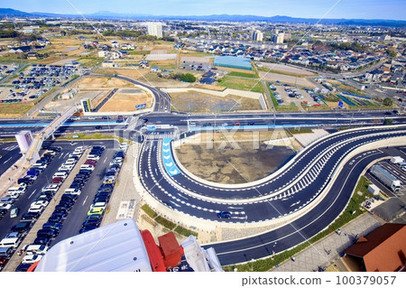 Kariya Highway Oasis 和 Kariya Smart IC 鳥瞰圖 100379057