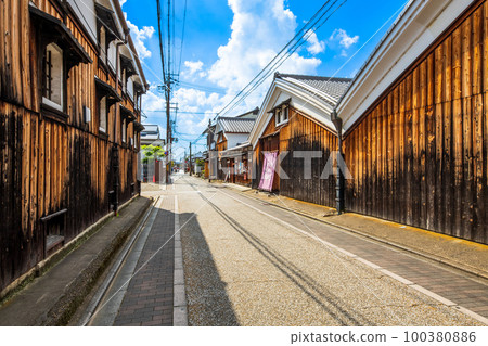 The streets of Kyoto Fushimi 100380886