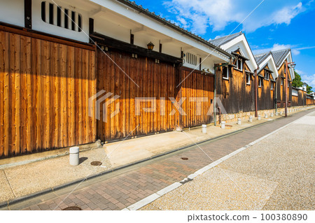 The streets of Kyoto Fushimi 100380890