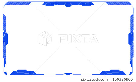 HUD frame blue 100380900